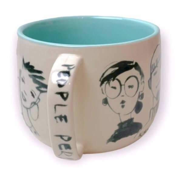 Anthropologie People Person Faces Mug - Picture 2 of 11